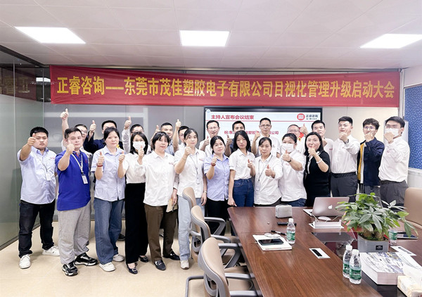 动态丨高端连接线设计与制造领域佼佼者—东莞市茂佳塑胶电子有限公司“目视化管理升级”咨询项目启动