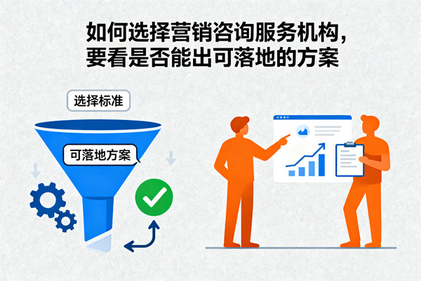 如何选择营销咨询服务机构，要看是否能出可落地的方案