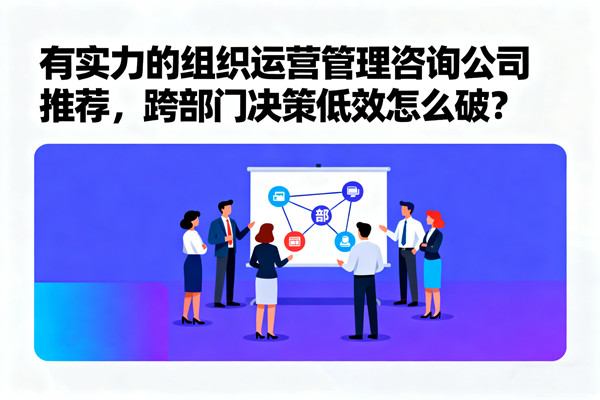 有实力的组织运营管理咨询公司推荐，跨部门决策低效怎么破？