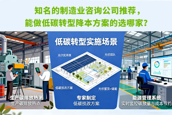 知名的制造业咨询公司推荐，能做低碳转型降本方案的选哪家？